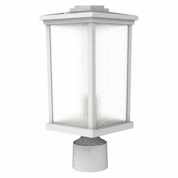 Craftmade Resilience 1 Light Outdoor Post Mount in Textured White ZA2415-TW